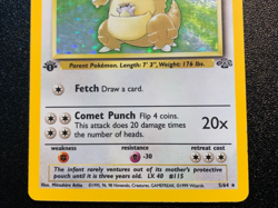 Pokemon Card - 1st Edition Kangaskhan Jungle 5/64 Vintage Holo Rare WOTC MP - Image 3