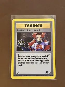 Rocket's Sneak Attack 72/82 - NON-HOLO - RARE - Team Rocket - POKEMON CARD - Image 1