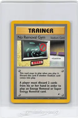 No Removal Gym 103/132 - RARE - Gym Heroes - VINTAGE WOTC POKEMON CARD - NM/LP - Image 1