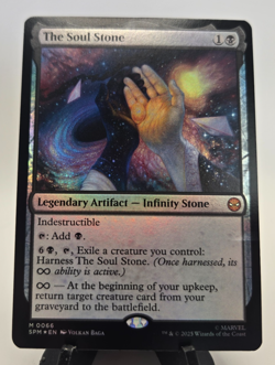 1x - The Soul Stone - FOIL #66 - Marvel's Spider-Man - NM MTG - Image 1
