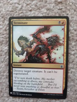 MTG 1 x Terminate - Commander Anthology - Image 1