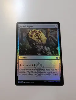 MTG - Gruul Signet (Foil) - Ravnica Remastered NM/M Condition - Image 1