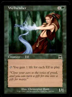 MTG Wellwisher LP Light Play Onslaught [4321] - Image 1