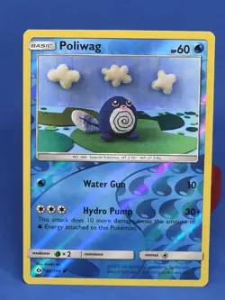 Poliwag Reverse Holo 30/149 Sun & Moon Pokemon Card 2016 - Image 1