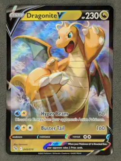 Dragonite V 049/078 Pokemon TCG Ultra Rare Pokemon GO Near Mint - Image 1