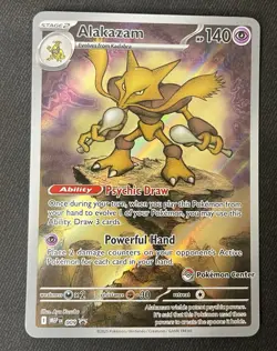 Alakazam 009 Stamped Pokemon Center Promo Mega Evolution - NM - Image 1