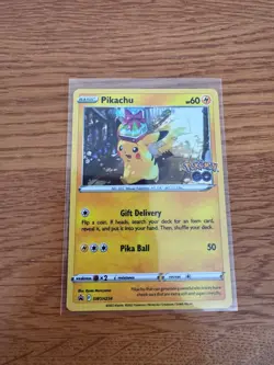 SWSH234 Pikachu : Black Star Promo Card : Holo Rare Pokemon Go TCG - Image 1