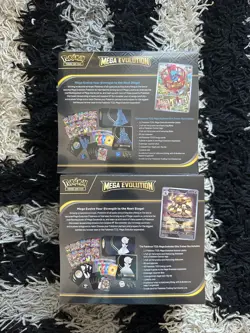 Pokemon TCG Mega Evolution Pokemon Center ETB Lucario & Gardevoir Pair Sealed - Image 3