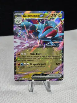 2025 Pokemon Journey Together SALAMENCE EX 114/159 Double Rare - Image 1
