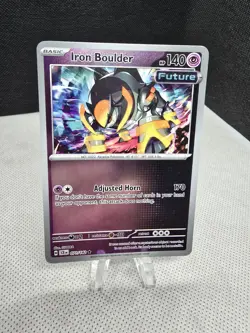 2024 Pokemon Stellar Crown IRON BOULDER Reverse Holo 071/142 - Image 1