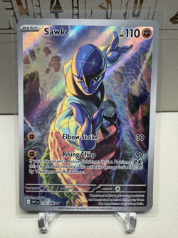 2025 | Pokemon White Flare | Sawk Illustration Rare | 130/086 - Image 1