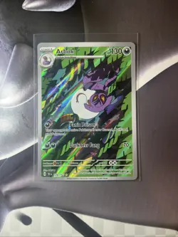 Pokemon TCG Arbok 176/162 Temporal Forces Holo Illustration Rare NM - Image 1