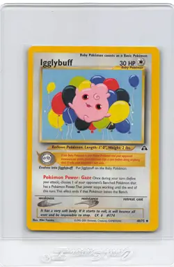 IGGLYBUFF 40/75 - UNCOMMON - Neo Discovery - VINTAGE WOTC Pokemon Card - NM/LP - Image 1