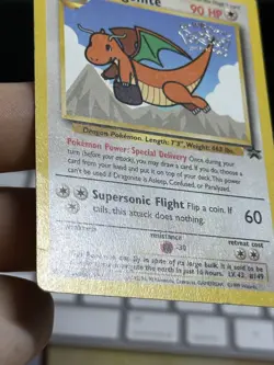 #2 Dragonite 5 1999 WB Movie Black Star Promo Rare WOTC Nintendo Pokemon Card - Image 5