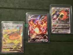 Charizard UPC Promo Card Set SWSH260 SWSH261 SWSH262 VMAX VSTAR Full Art - NM - Image 1