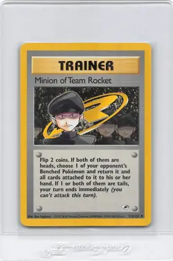 Minion Of Team Rocket 113/132 - UNLIMITED - Gym Hero - WOTC POKEMON CARD - NM/LP - Image 1