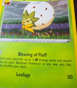 Pokemon Eldegoss Swirl Holo Promo Card HD Galaxy Full Swirl - Image 3