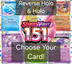 PICK YOUR CARD! Scarlet & Violet: Pokemon 151 - Reverse Holo & Holo - Image 1