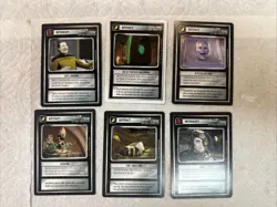 Star Trek CCG 6 Promo and Premier Limited Rare Cards (LP/MP) - Image 1