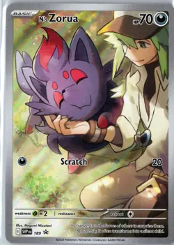 N's Zorua - Promo SV: Scarlet & Violet Promo Cards 189 NM Holo - Image 1