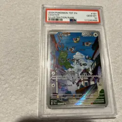 Pokemon TCG Chatot Full Art Holo Card 181/162 Temporal Forces Illustration Rare - Image 1