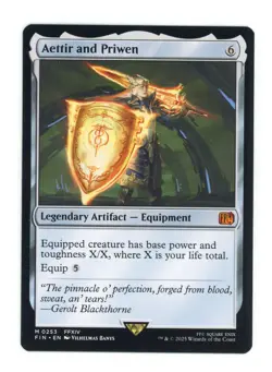 Aettir and Priwen M 0253 Regular Final Fantasy Magic the Gathering MTG Card Eng - Image 1
