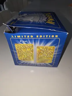 Pokemon MEWTWO 23k Gold Plated Trading Card 1999 Sealed Box - Image 4