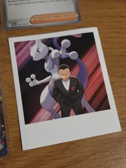 Pokemon TCG: Team Rocket's Mewtwo EX SvP 205 + Jumbo Card Bundle - Image 5