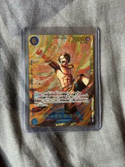 Portgas D. Ace OP13-119 (SEC) - Carrying on His Will One Piece Card Game Japan - Image 1