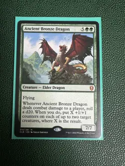Ancient Bronze Dragon MTG Commander Legends Baldurs Gate - Image 1