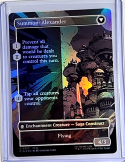 MTG Magic The Gathering FIN Final Fantasy Borderless Foil #357 Crystal Fragments - Image 2