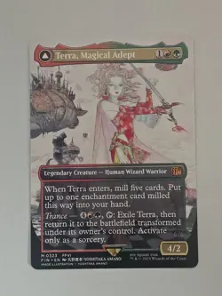 Terra, Magical Adept (Borderless) Final Fantasy Magic the Gathering - Image 1