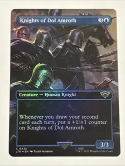 MTG Lord of the Rings Knights of Dol Amroth Borderless Foil 0432 NM - Image 1