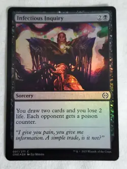 Infectious Inquiry 097 Phyrexia: All Will Be One Foil MTG: Magic the Gathering - Image 1