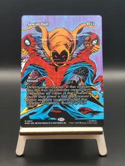 Saw in Half (Borderless) #21 - Mythic - Marvel Universe Eternal-Legal Spider-Man - Image 1