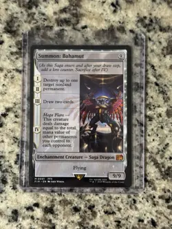 Magic: The Gathering - Final Fantasy - Summon: Bahamut Mythic Rare - NM - Image 1