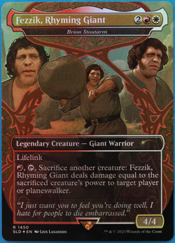 Fezzik, Rhyming Giant | Brion Stoutarm (Secret Lair Promo) FOIL NM (501933) - Image 1
