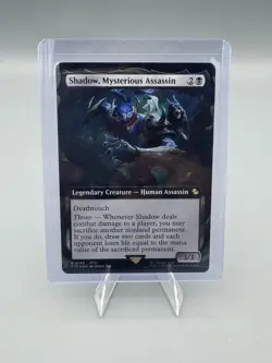 MTG, Shadow Mysterious Assassin 148 Extended Art Foil Final Fantasy - Image 1