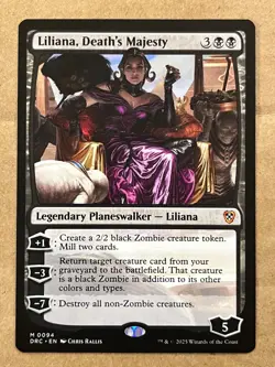Liliana Death's Majesty #94 MTG Aetherdrift Commander Mythic - Image 1