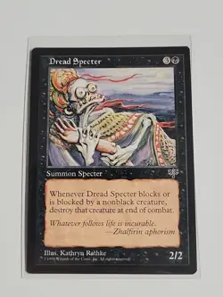 Magic the Gathering Dread Specter Mirage x1 MTG Free Shipping! - Image 1