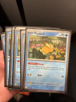 Pokemon TCG Psyduck MEP 007 Mega Evolution Pokemon Blister Promo - Image 1