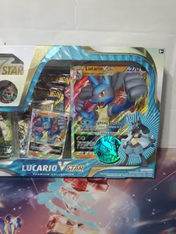 🔥 Pokemon TCG Lucario VSTAR Premium Collection Box Factory Sealed!! 💥 820650851247 - Image 4
