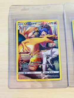 Pokemon TCG Lost Origin Pikachu TG05/TG30 Charizard TG 03/TG30 Ultra Rares NM - Image 2