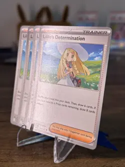 Lillie’s Determination 4X Playset Pokemon TCG Mega Evolution Regular 119/132 - Image 2