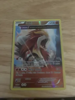 Entei 15/98 Reverse Holo Rare XY Ancient Origins Pokemon - Image 1