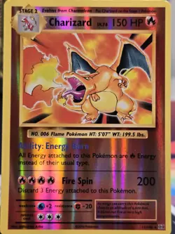 CHARIZARD - XY Evolutions - 11/108 Reverse Holo RARE NM 2016 Pokemon TCG - Image 3