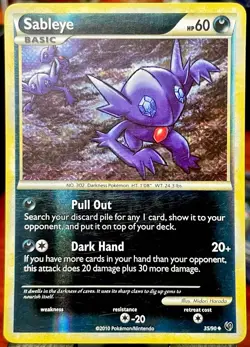🔥 Pokemon 2010 Sableye Undaunted 35/90 LP Reverse Holo - Image 1