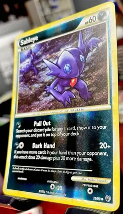 🔥 Pokemon 2010 Sableye Undaunted 35/90 LP Reverse Holo - Image 3