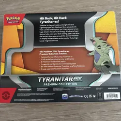Pokemon TCG Tyranitar EX Premium Collection Promo Collection Box 6 Booster Packs - Image 2