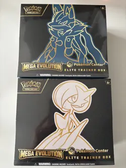 Pokemon Center Elite Trainer Box Mega Evolution Lucario & Gardevoir ETB - Image 1